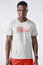 Nike Miler Future Fast shirt heren grijs/roze