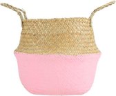 Handgeweven Bloempot - M 27X23CM - Pink