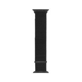 Voor Apple Watch Series 6 & SE & 5 & 4 40 mm / 3 & 2 & 1 38 mm Mutural nylon horlogeband (zwart)