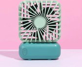 USB Opladen Handheld Mini Ventilator Desktop Draagbare Kleine Ventilator (Groen)