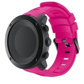 Smart Watch siliconen polsband horlogeband voor Suunto Ambit3 verticaal (rose rood)
