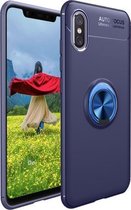 Schokbestendige TPU-hoes voor Vivo V11 Pro, met houder (blauw)