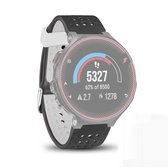 Voor Garmin Forerunner 235 tweekleurige vervangende horlogeband (zwart wit)