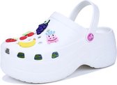 Casual sandalen met dikke bodem voor dames, maat: 40 (wit)