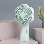 DianDi Light Mini Fan USB Handheld Studenten Mute Home Oplaadventilator (groen)