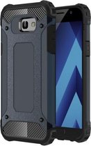 Voor Galaxy A5 (2017) / A520 Tough Armor TPU + pc combinatiebehuizing (donkerblauw)