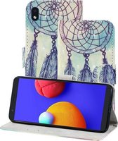 Voor OPPO A3s 3D-schilderijpatroon Gekleurde tekening Horizontale flip PU-lederen hoes met houder & kaartsleuven & portemonnee & lanyard (veerwindgong)