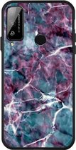 Voor Huawei Play 4T Pattern Printing Embossment TPU Mobile Case (Marble)