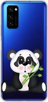 Voor Huawei Honor V30 Lucency Painted TPU beschermhoes (Panda)