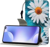 Voor Xiaomi Redmi K30 Gekleurde Tekening Horizontale Flip Leren Case met Houder & Kaartsleuf & Portemonnee (Chrysanthemum)