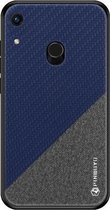 PINWUYO Honors Series schokbestendige pc + TPU beschermhoes voor Huawei Y6 2019 (vingerafdrukgat) / Y6 Prime 2019 / Honor 8A Pro (blauw)