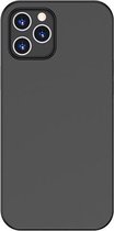 TOTUDESIGN AA-148 Brilliant Series schokbestendige vloeibare siliconen beschermhoes voor iPhone 12/12 Pro (zwart)
