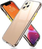 Voor iPhone 11 Pro iPAKY Starshine-serie schokbestendig TPU + pc-hoesje (transparant + geel)