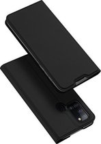 Voor Samsung Galaxy A21s DUX DUCIS Skin Pro Series Horizontale Flip PU + TPU lederen tas, met houder en kaartsleuven (zwart)