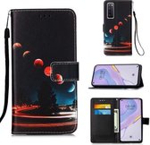 Voor Huawei nova 7 5G Schilderen Horizontale Flip Leren Case met Houder & Kaartsleuf & Portemonnee & Lanyard (Wandering Earth)