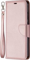 Nokia 5.3 Hoesje - Mobigear - Excellent Serie - Kunstlederen Bookcase - Roségoud - Hoesje Geschikt Voor Nokia 5.3