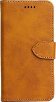 Samsung Galaxy A90 Hoesje - Mobigear - Wallet Serie - Kunstlederen Bookcase - Cognac - Hoesje Geschikt Voor Samsung Galaxy A90