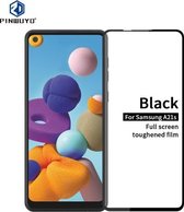 Voor Samsung Galaxy A21S PINWUYO 9H 2.5D Volledig scherm gehard glasfilm (zwart)