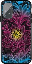 Voor Galaxy A91 / S10 Lite Pattern Printing Embossment TPU Mobile Case (oogverblindend kant)