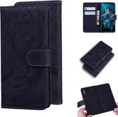 Voor Huawei Honor 20 / nova 5T Tiger Embossing Pattern Horizontale Flip Leather Case met houder & kaartsleuven & portemonnee (zwart)