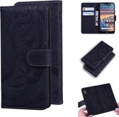 Voor Nokia 4.2 Tiger Embossing Pattern Horizontale Flip Leather Case met houder & kaartsleuven & portemonnee (zwart)