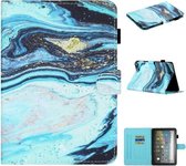 Voor Amazon Kindle Fire HD 8 (2020) Gekleurde tekening Stiksels Horizontale flip lederen tas met houder & kaartsleuven en slaap- / wekfunctie (marmer)