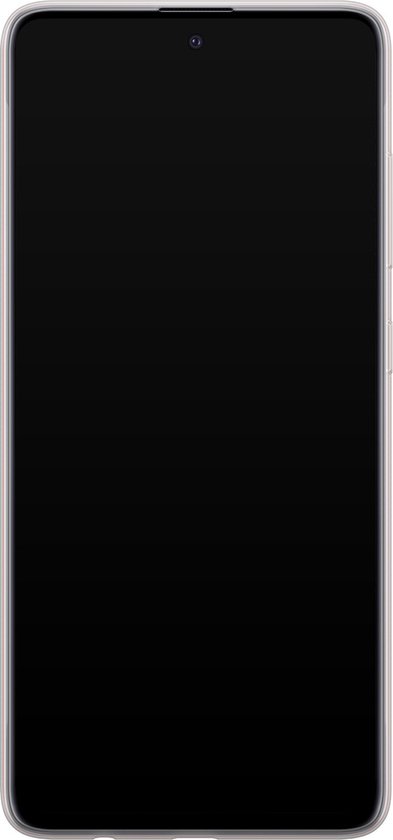 Coque Samsung A71 - Abstrait Goud | Samsung Galaxy A71 | Étui en Siliconen TPU | Couverture arrière transparente