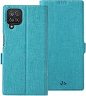 Voor Samsung Galaxy A12 4G / 5G ViLi K-serie schokbestendig TPU + PU lederen magnetische gesp horizontale flip case met kaartsleuven & portemonnee & houder (blauw)