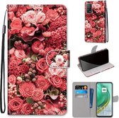 Voor Geschikt voor Xiaomi Mi 10T 5G / 10T Pro 5G / Redmi K30s Gekleurde tekening Cross Texture Horizontale flip PU lederen hoes met houder & kaartsleuven & portemonnee & lanyard (P