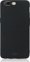 MOFI voor OnePlus 5 TPU Silicone Soft Forsted Back beschermhoes (zwart)