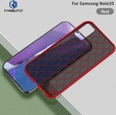 Voor Samsung Galaxy Note20 PINWUYO Series 2 Generation PC + TPU Waterproof en Anti-drop All-inclusive beschermhoes (rood)