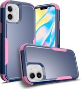 TPU + pc schokbestendige beschermhoes voor iPhone 11 (koningsblauw + roze)