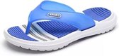 Eenvoudige casual antislip draagbare slippers voor heren (kleur: blauw, maat: 45)