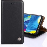 Voor Samsung Galaxy Note 8 niet-magnetische retro textuur horizontale flip lederen tas met houder & kaartsleuven & portemonnee (zwart)