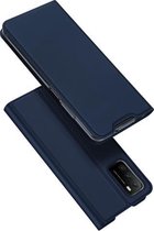 Voor Xiaomi Poco M3 / Redmi 9 Power DUX DUCIS Skin Pro Series Horizontale Flip PU + TPU lederen tas met houder & kaartsleuven (blauw)