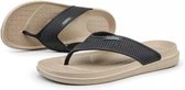 Trendy Fashion Casual Pinch Flip-Flops voor Heren (Kleur: Khaki Maat: 44)