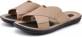 Casual mode strandsandalen pantoffels voor heren (kleur: kaki maat: 39)