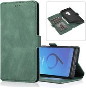 Voor Samsung Galaxy S9 Plus Retro Magnetische Sluiting Horizontale Leren Flip Case met Houder & Kaartsleuven & Fotolijst & Portemonnee (Groen)