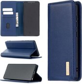 Voor Samsung Galaxy Note20 2 in 1 afneembare magnetische horizontale flip lederen tas met houder & kaartsleuven & portemonnee (blauw)