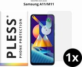 Samsung M11 Screenprotector Glas - 1x - Pless®