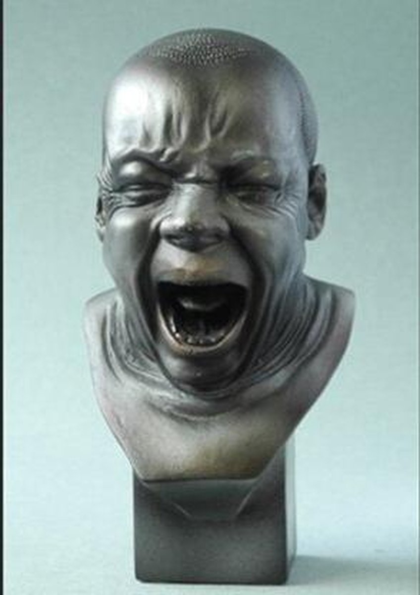 Messerschmidt, Head Beeldje – Pocket Art – Parastone – 10 cm