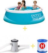 Intex Zwembad - Easy Set - 183 cm - Inclusief Filterpomp en filter
