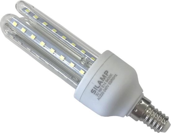 E14 LED lamp 9W Lynx 220V 360 spaarlamp - Warm licht | bol.com
