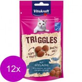 Vitakraft Triggles - Kattensnack - Koolvis - 12 x 40 g