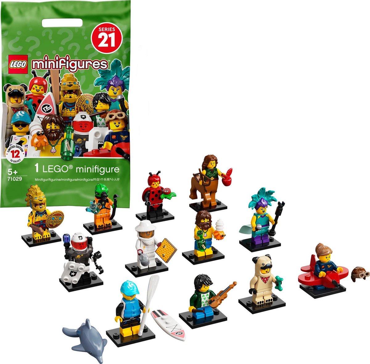 Dag bouwen Sturen LEGO Minifigures Series 21 - 71029 | bol.com
