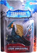 Toi-toys Draak Zephyron Junior 8 Cm Blauw