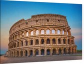 Verlaten Colosseum voor een blauw lucht in Rome - Foto op Canvas - 60 x 40 cm