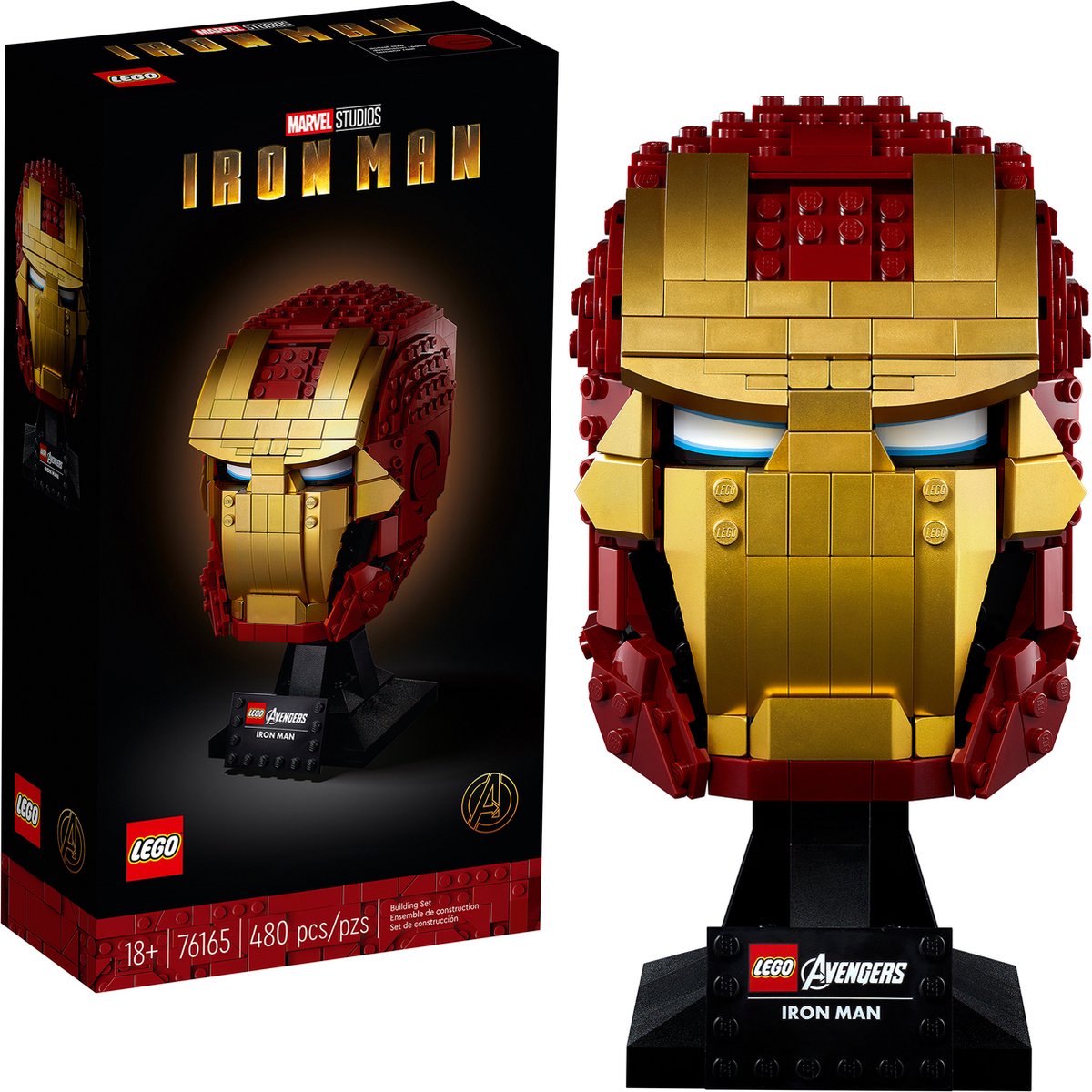 LEGO Marvel Avengers Iron Man helm 76165 — afbeelding 3