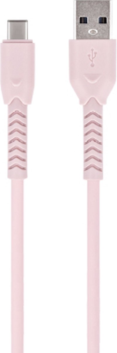 MaXlife OEM0100850 USB-kabel 1 m USB A USB C Roze