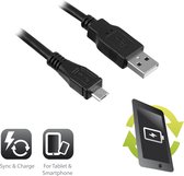 Ewent EW9911 USB-kabel 1 m 2.0 USB A Micro-USB B Zwart